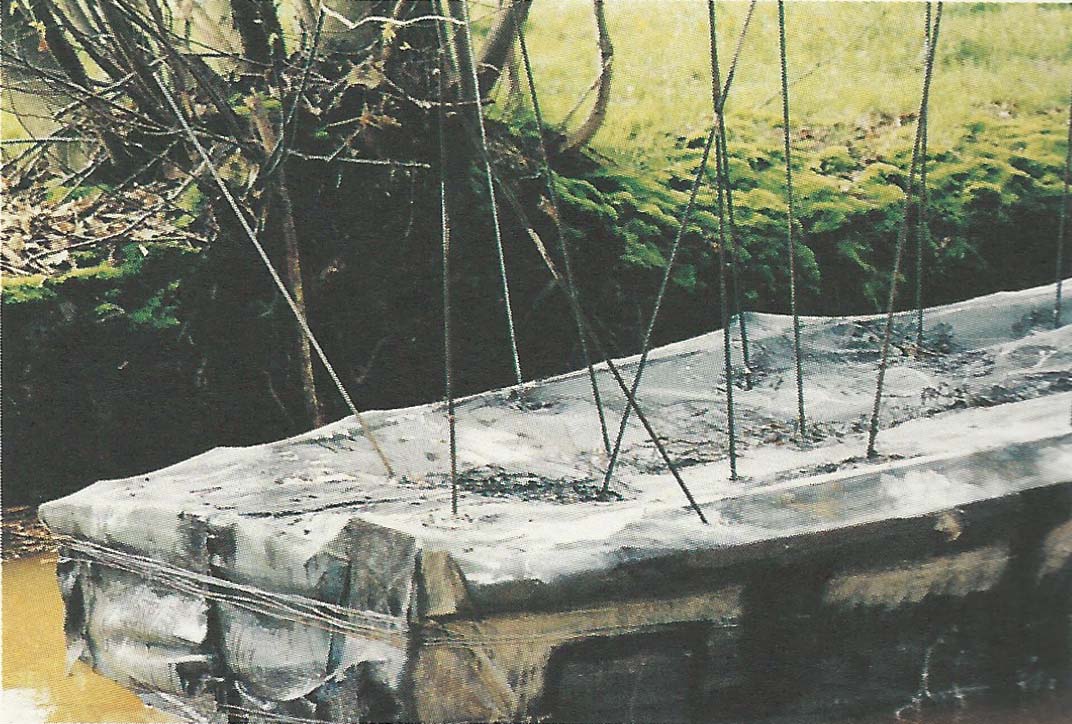 BRABANT BOAT Installation on water, Puurs Biennale, Belgium, 1995